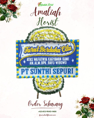 Papan Bunga Duka di Jampiroso